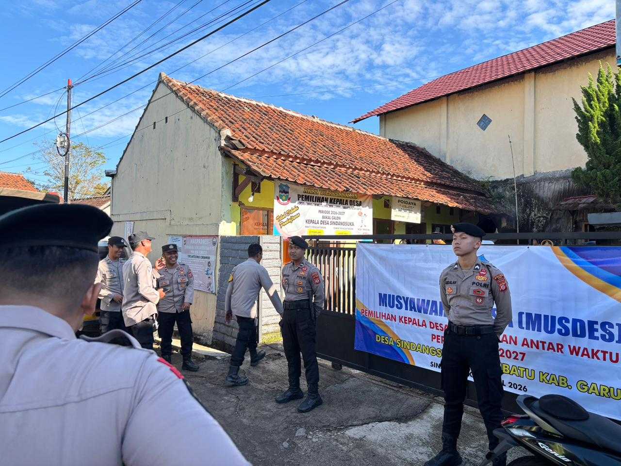 Polres Garut Pastikan Pilkades PAW Sindangsuka Aman Terkendali